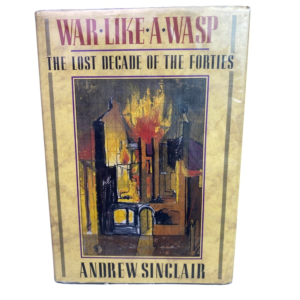1989 War Like a Wasp Hardcover Book First Edition‎ British History Dust Jacket